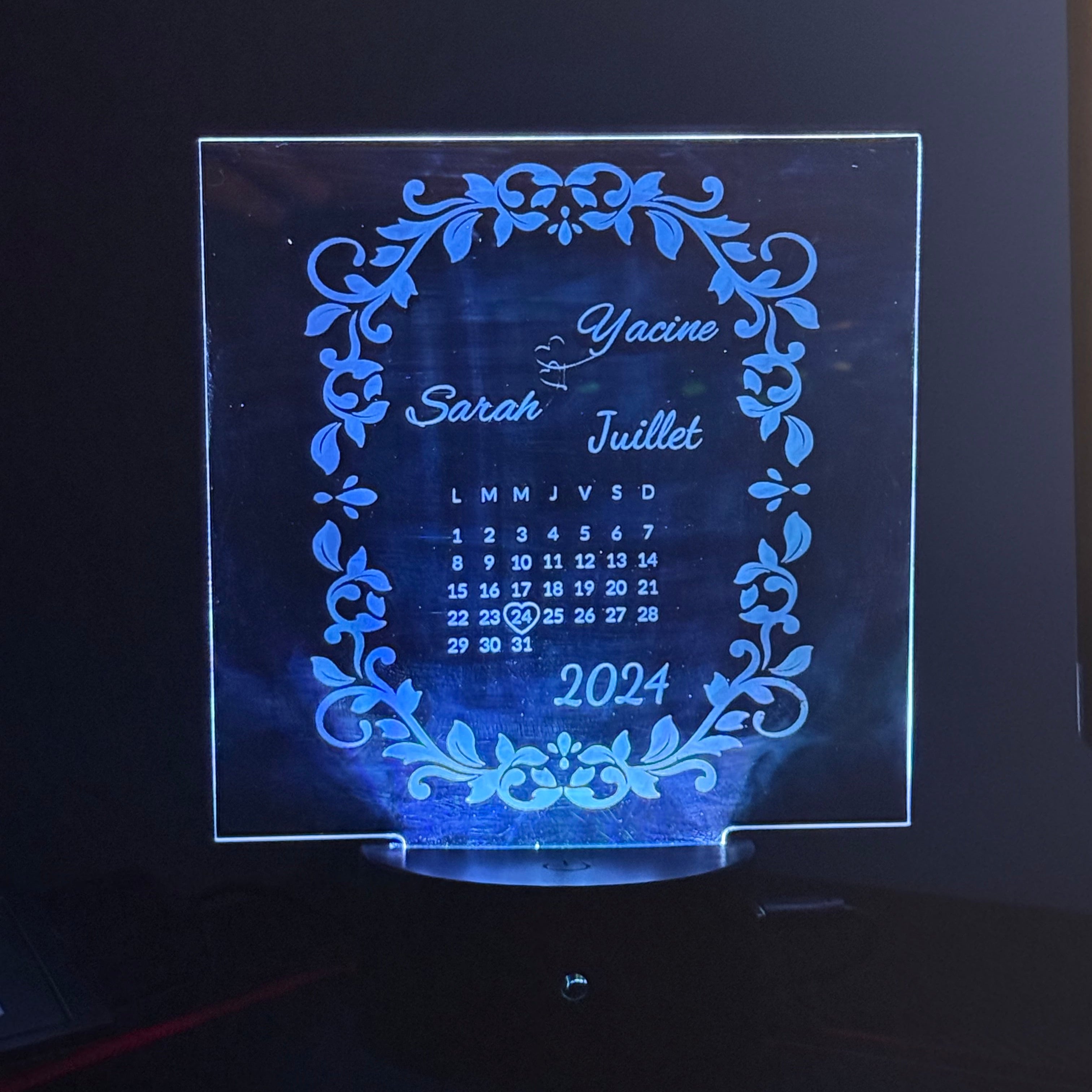 Veilleuse LED personnalisable