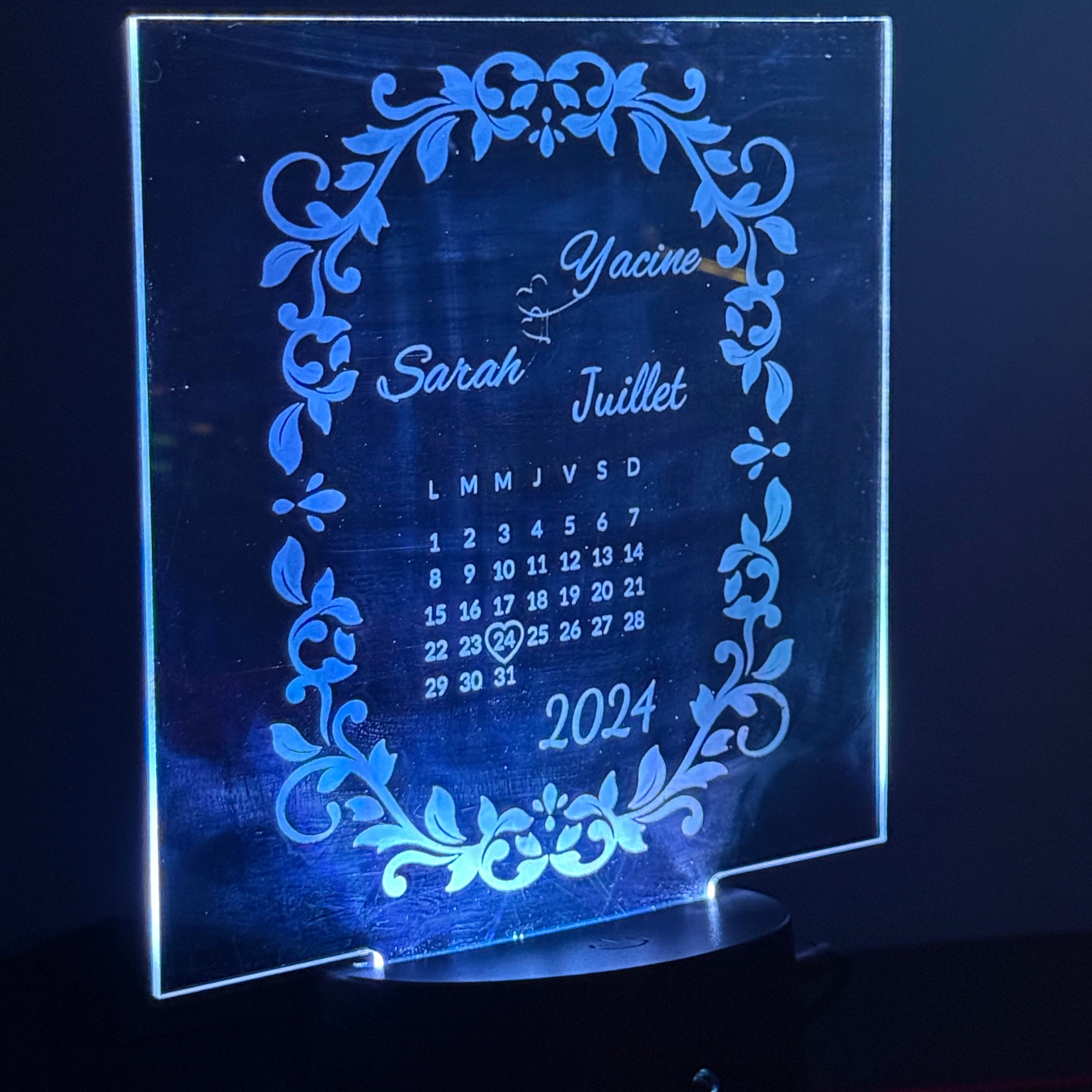Veilleuse LED personnalisable